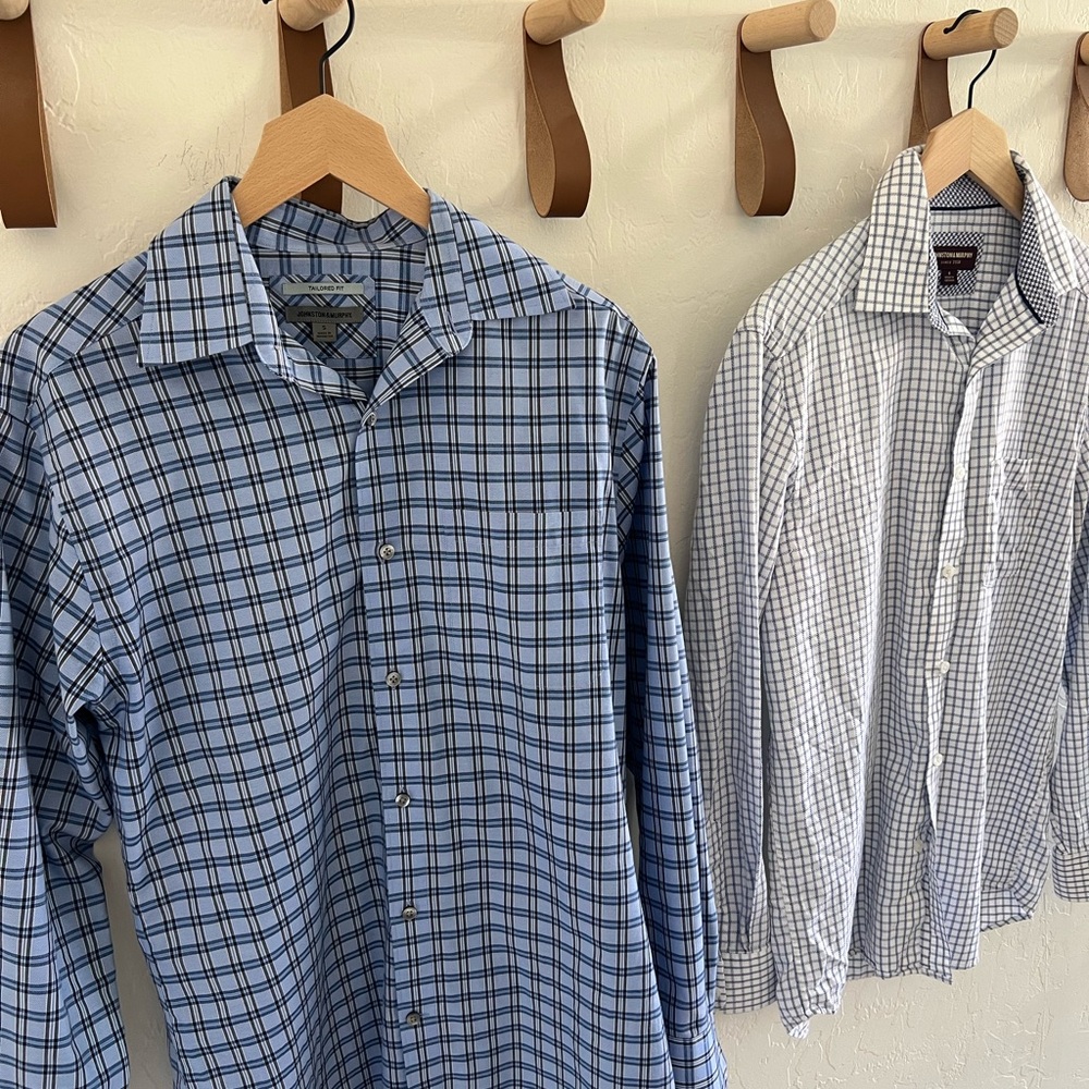 Johnston & Murphy Blue Dress Shirt Classic Style